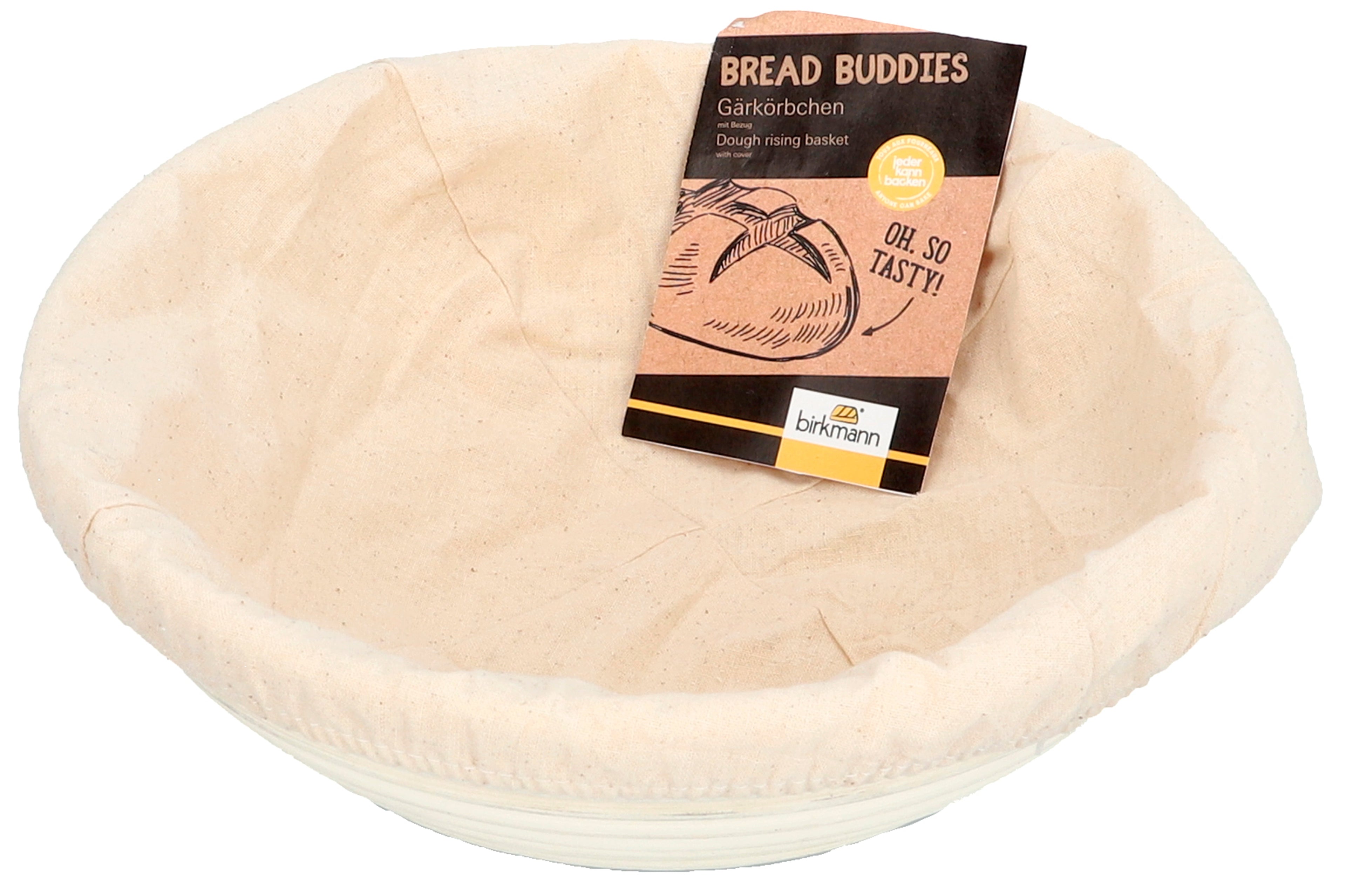 BREAD BUDDIES RIJSMAND ROND MET KATOENEN HOES