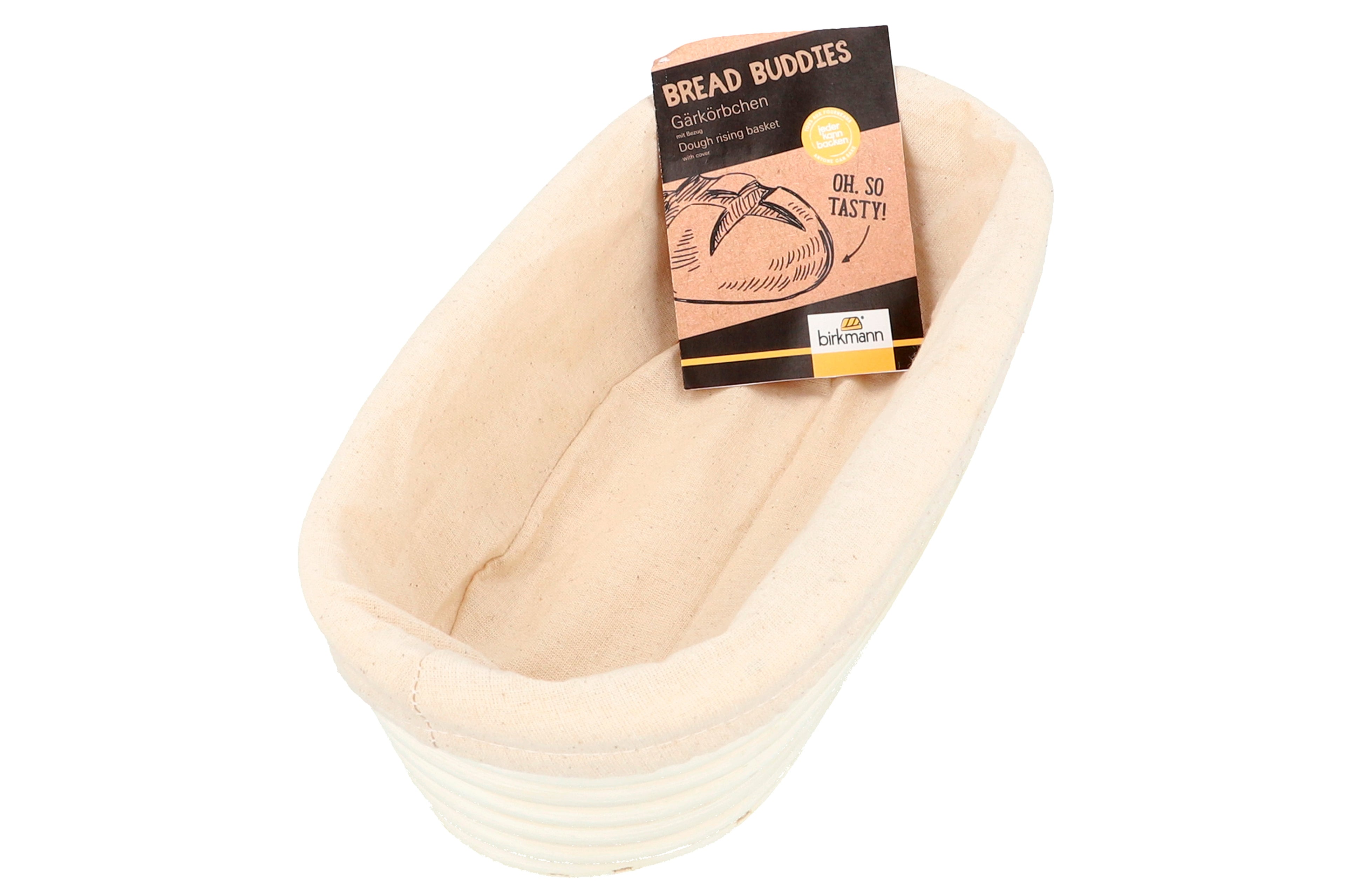 BREAD BUDDIES RIJSMAND OVAAL MET KATOENEN HOES