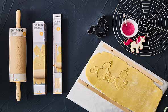 BIRKMANN - EASY BAKING DOUGH ROLL SET6 L35CM 3-5-10MM