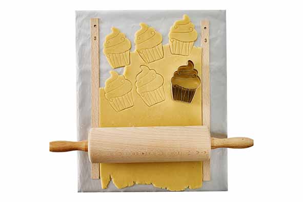BIRKMANN - SET DEUX BAGUETTES À PÂTISSERIE EASY BAKING L35CM 3-5-10MM