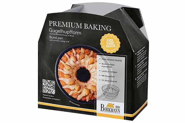 Birkmann Premium Baking Tulbandvorm Ø16 cm – 1 liter – Non-Stick