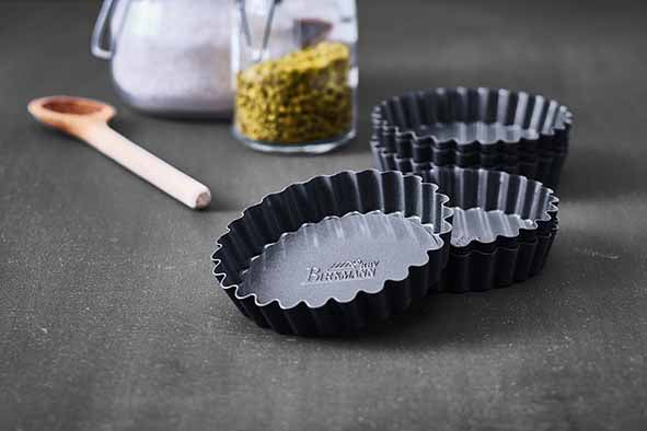 Birkmann Premium Baking Taartvorm Ø10 cm – Set van 6 – Losse Bodem