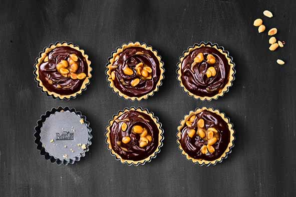 Birkmann Premium Baking Taartvorm Ø10 cm – Set van 6 – Losse Bodem