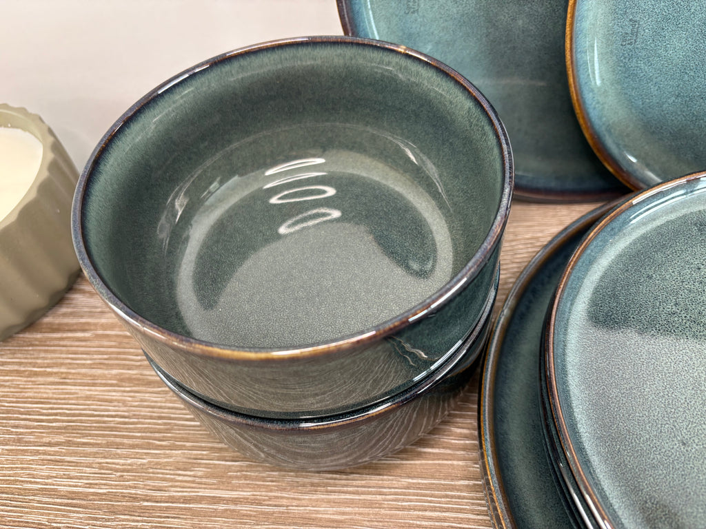 Cosy & Trendy - Jade verde Serviesset - 12-Delig - 4 personen