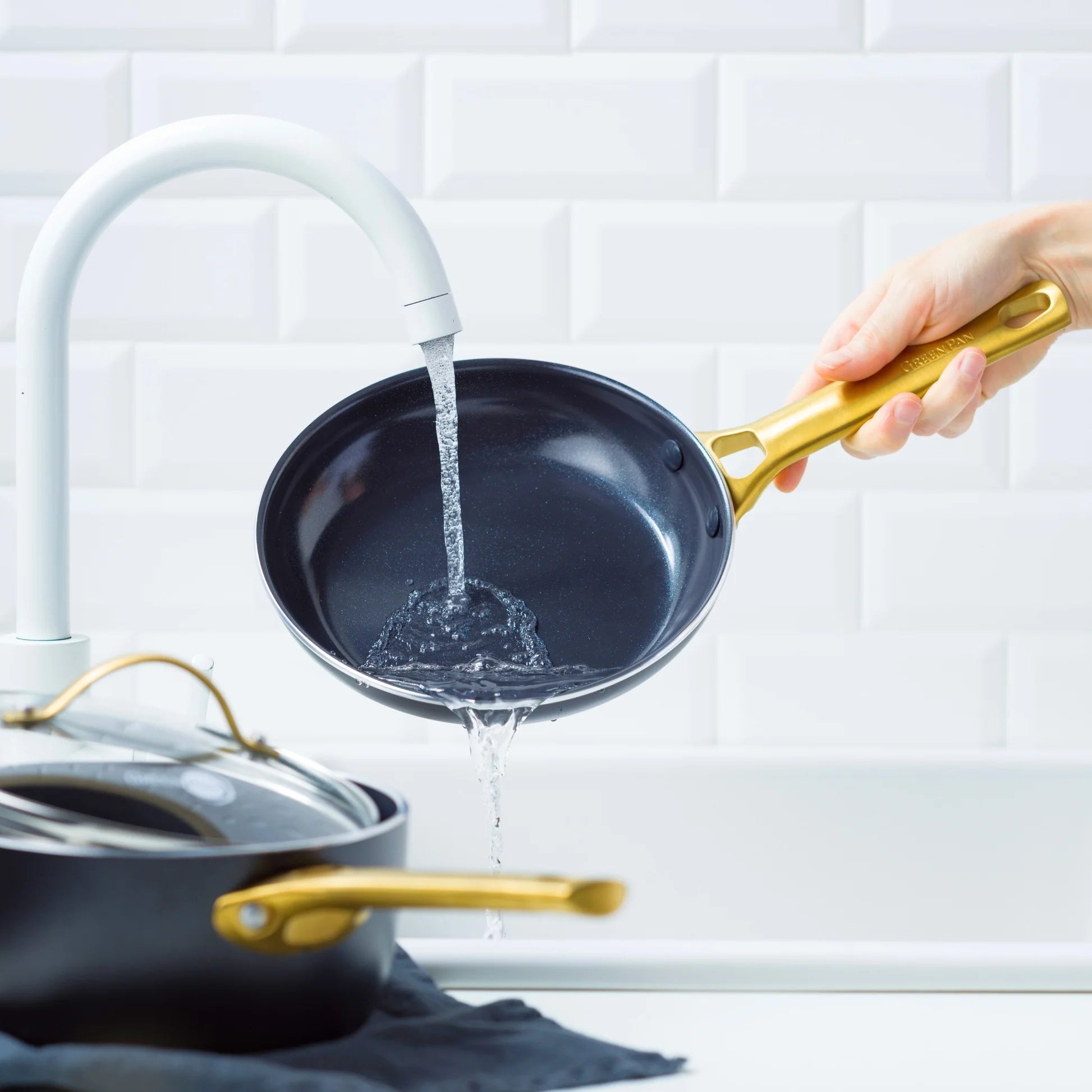 Greenpan Padova Reserve Black, batterie de cuisine 10 pièces