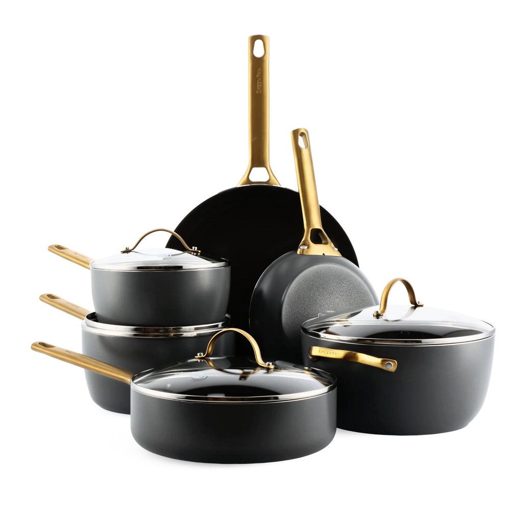 Greenpan Padova Reserve Black, batterie de cuisine 10 pièces