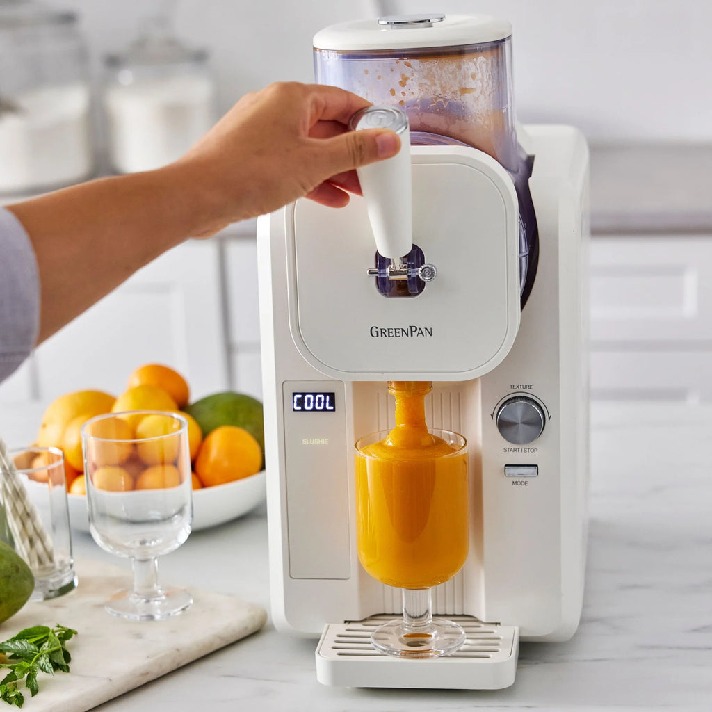 Greenpan Snelle Ijsmachine - Softijs & Slushies 1,87L - Cream + GRATIS RECEPTENBOEK