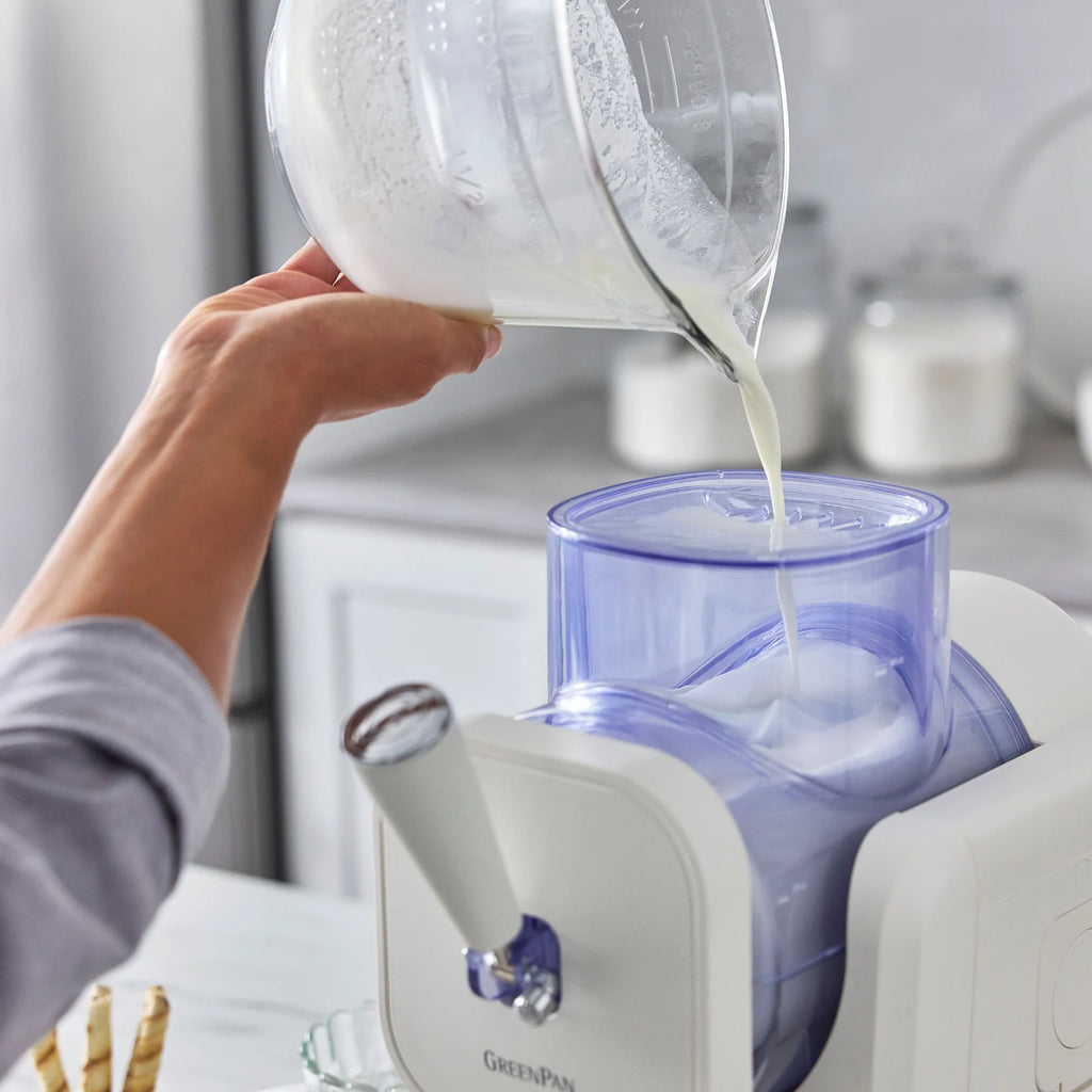 Greenpan Snelle Ijsmachine - Softijs & Slushies 1,87L - Cream + GRATIS RECEPTENBOEK