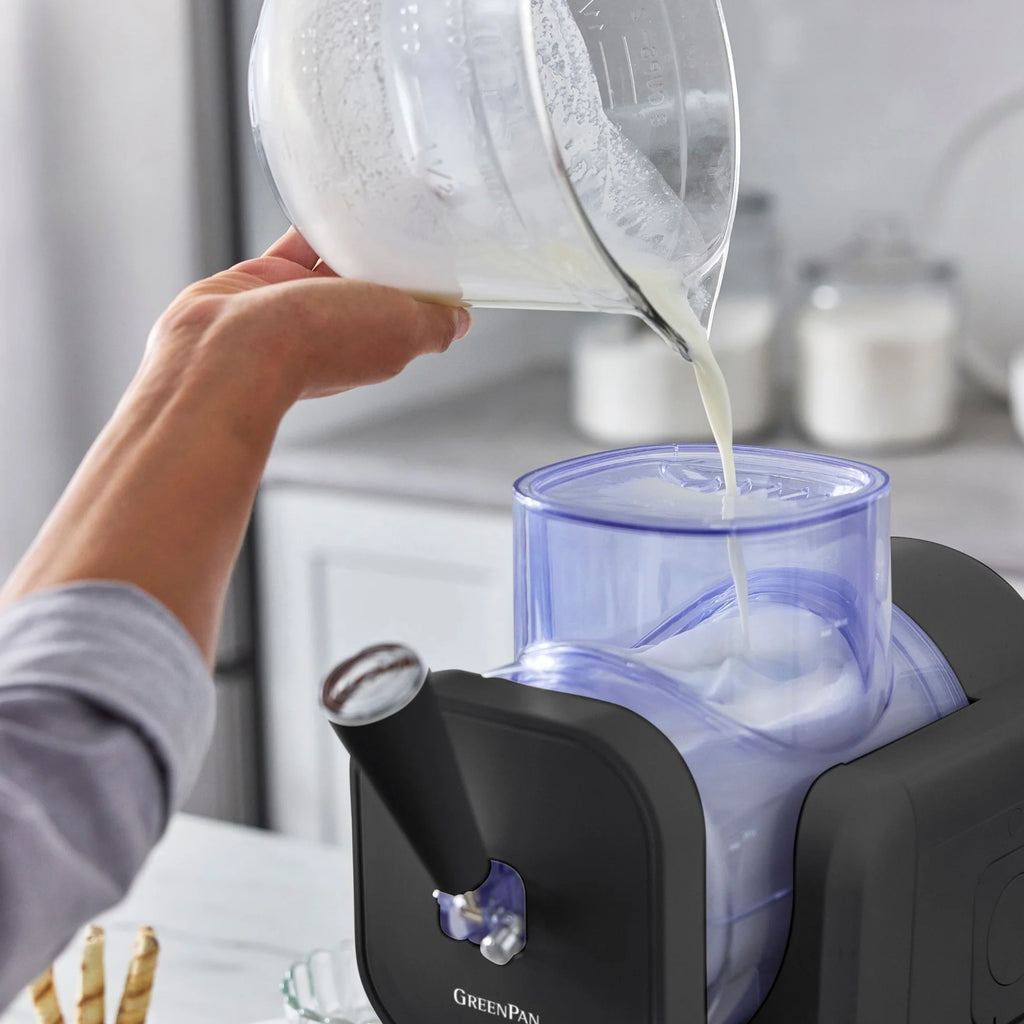 Greenpan Snelle Ijsmachine - Softijs & Slushies 1,87L - Grey + GRATIS RECEPTENBOEK
