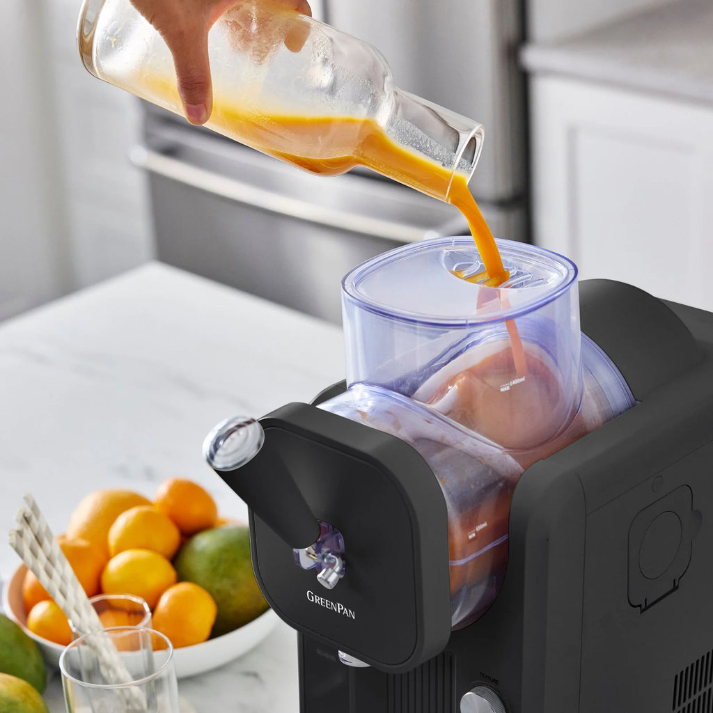 Greenpan Snelle Ijsmachine - Softijs & Slushies 1,87L - Grey + GRATIS RECEPTENBOEK