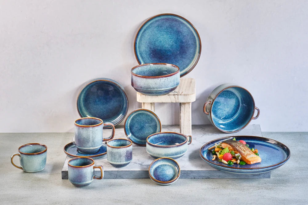 Cosy & Trendy - Jade Indigo Serviesset - 12-Delig - 4 personen