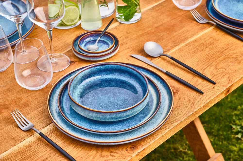 Cosy & Trendy - Jade Indigo Serviesset - 12-Delig - 4 personen