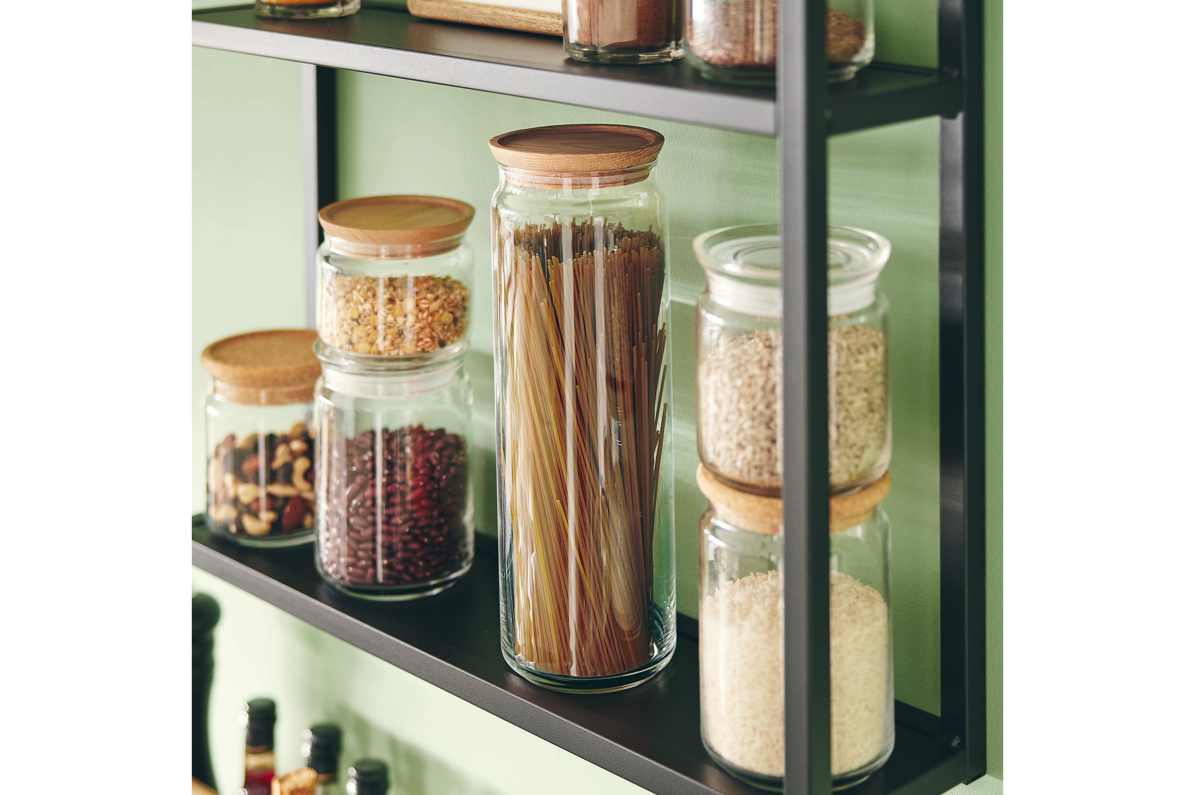 Luminarc Pure Wood Voorraadpot – 2 Liter – Glas met Houten Deksel