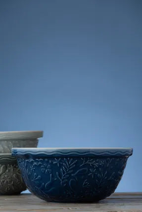 Nautical Mengkom – Ø 29 cm – Blauw – Keramische Beslagkom